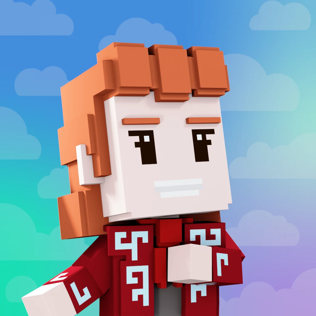 Pirate #4781 voxel render