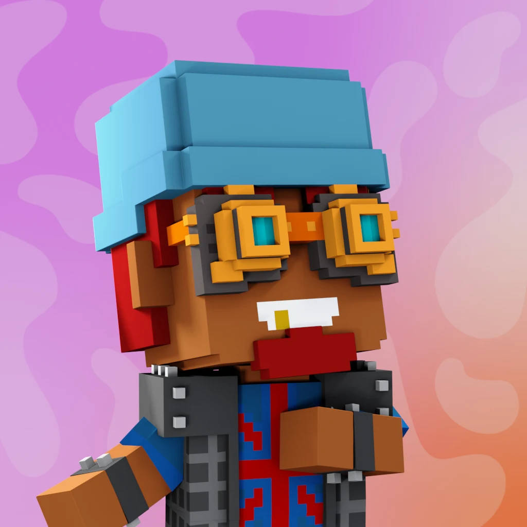 Pirate #4782 voxel render