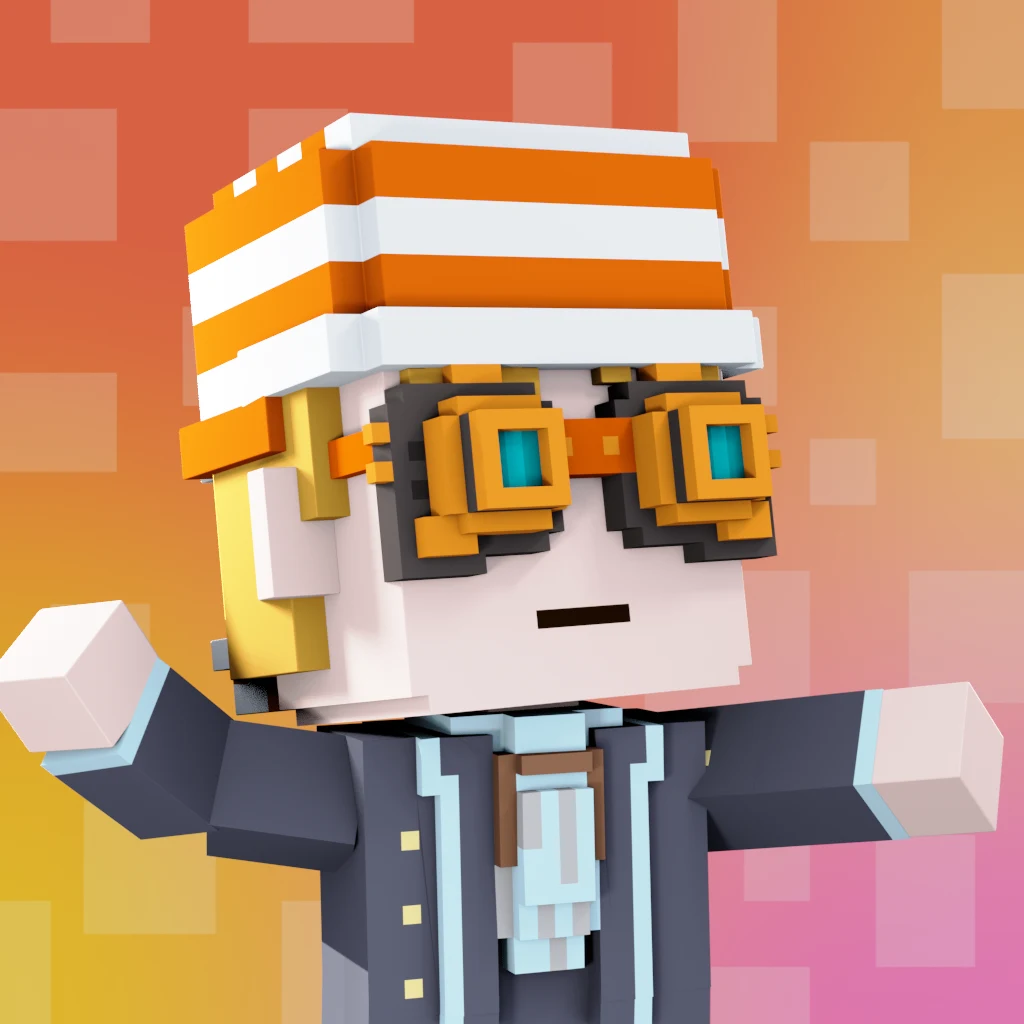 Pirate #4783 voxel render