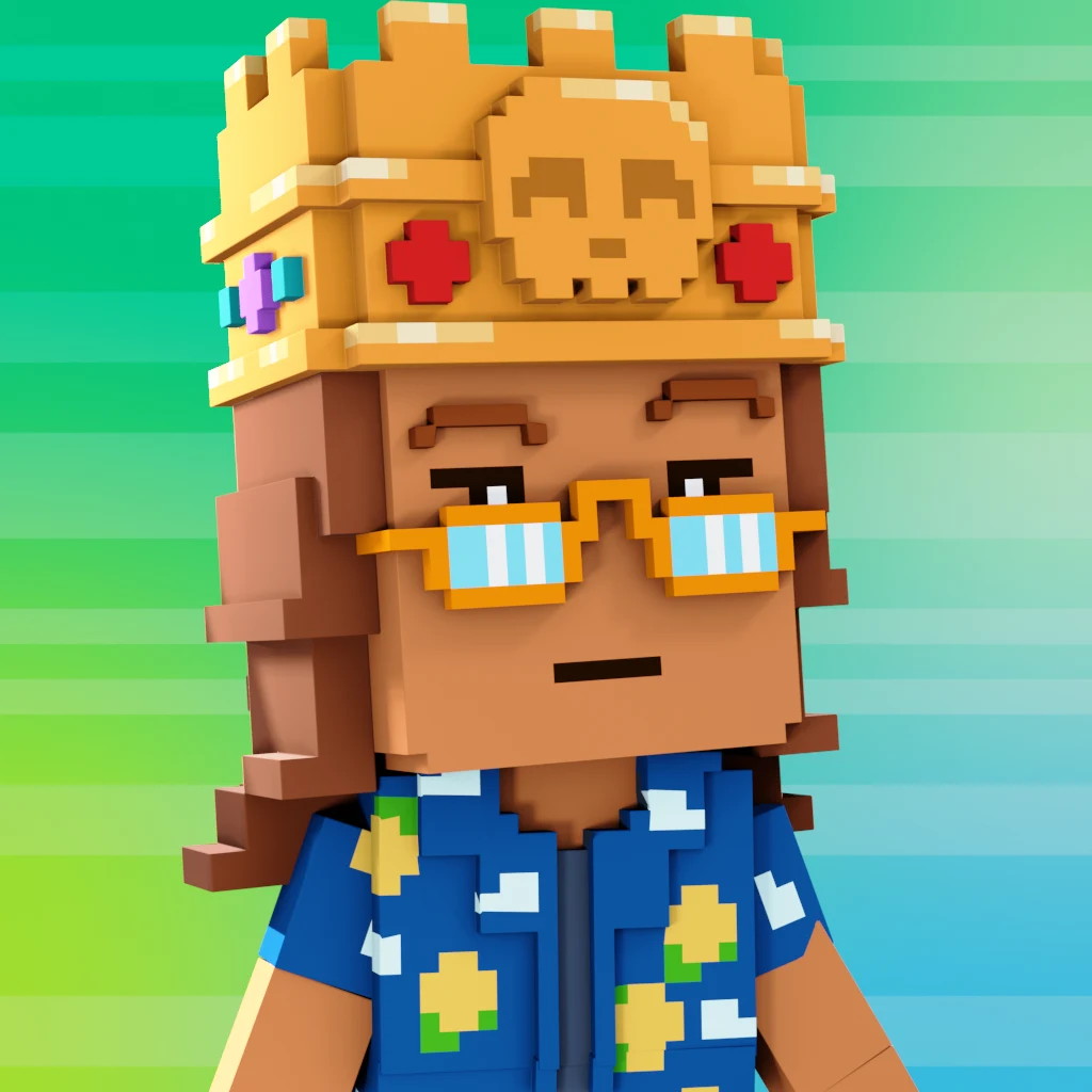 Pirate #4789 voxel render