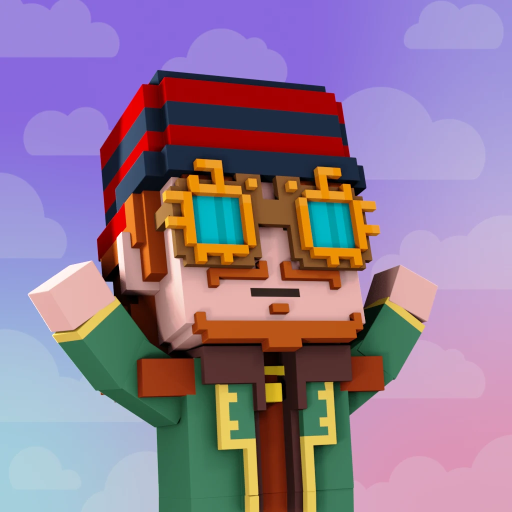 Pirate #479 voxel render