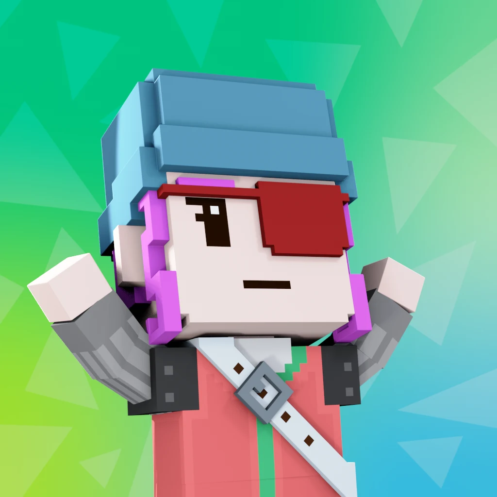 Pirate #4790 voxel render