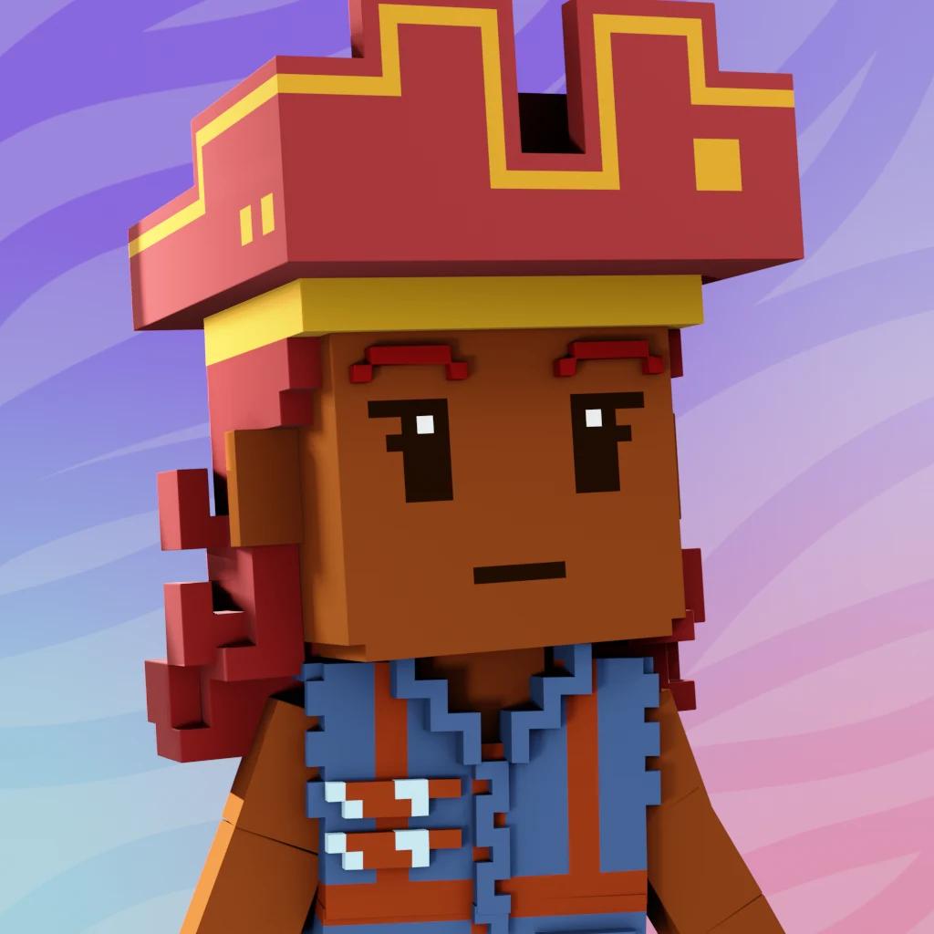 Pirate #4792 voxel render