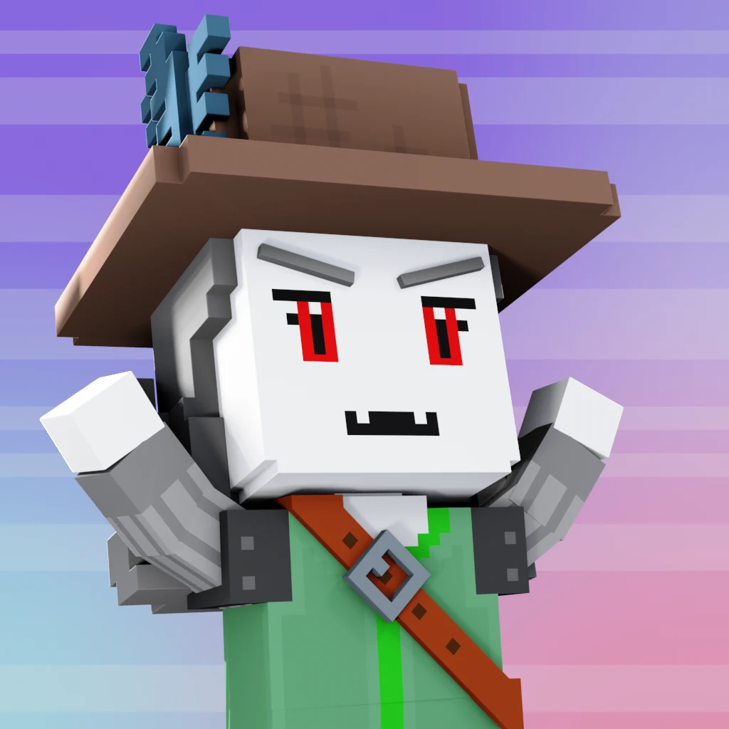 Pirate #4794 voxel render