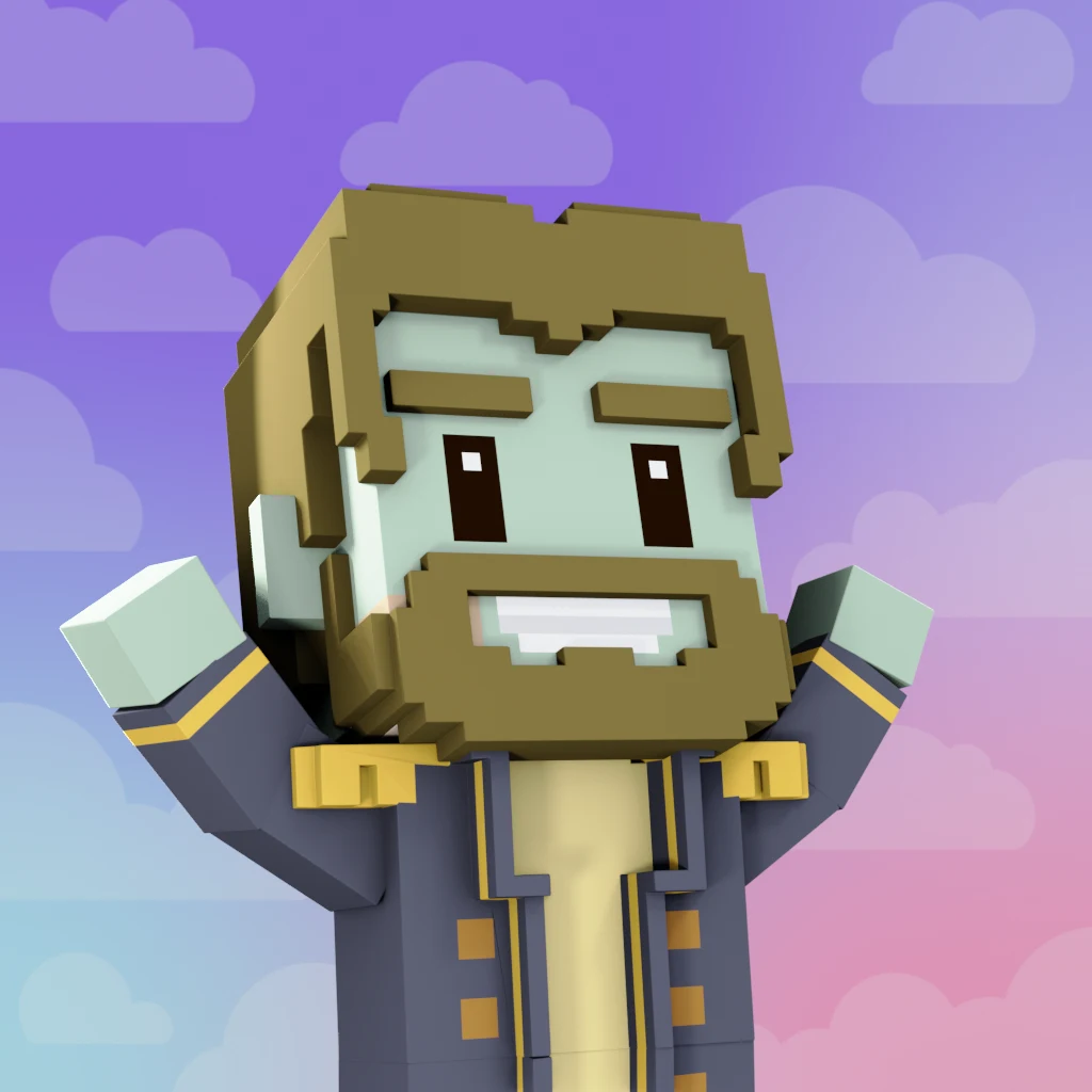 Pirate #4795 voxel render