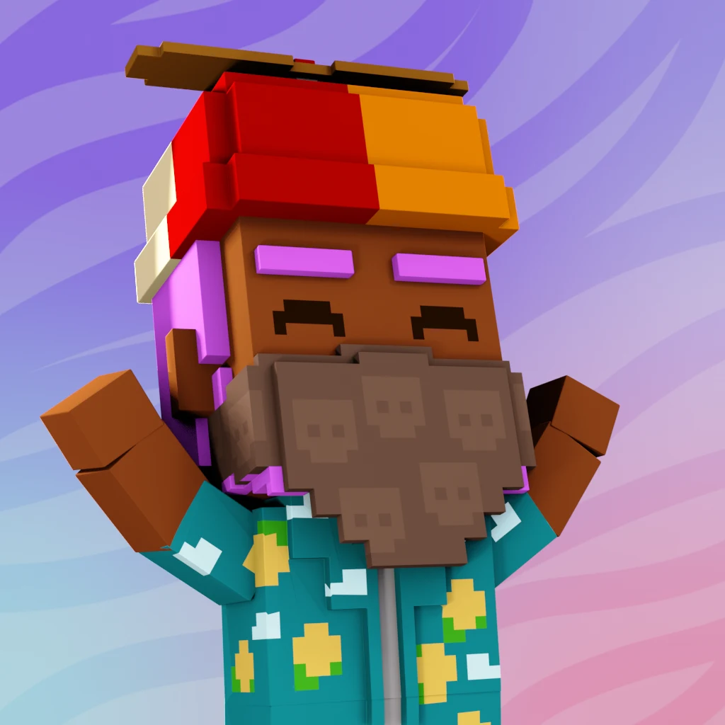 Pirate #4796 voxel render