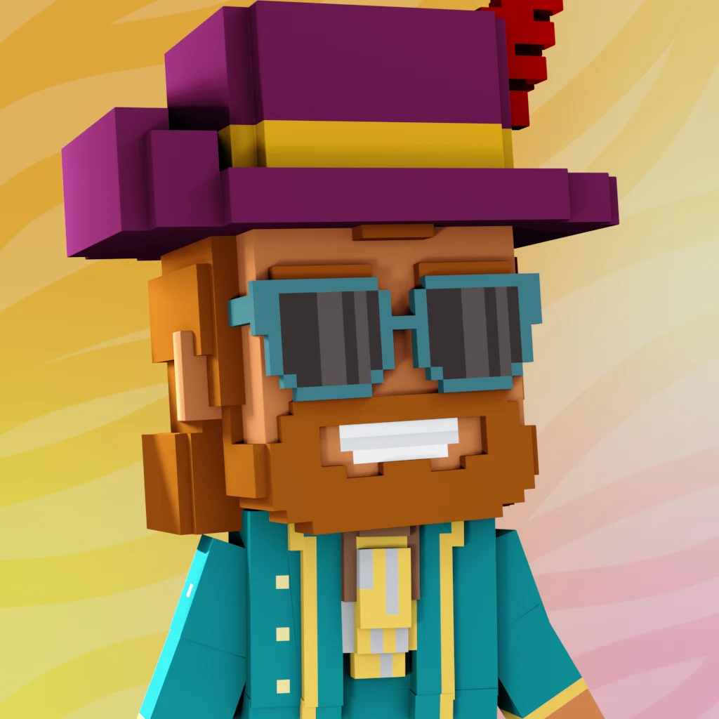 Pirate #4797 voxel render