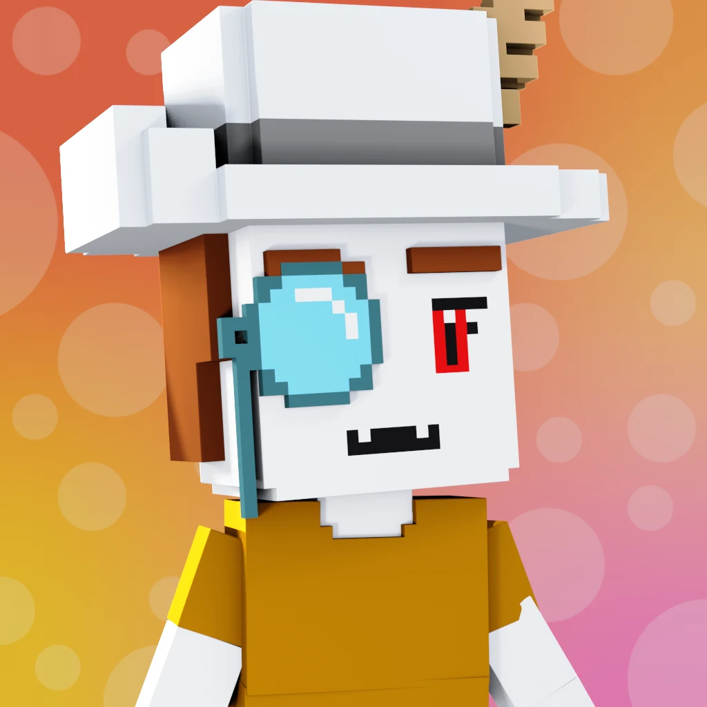 Pirate #480 voxel render