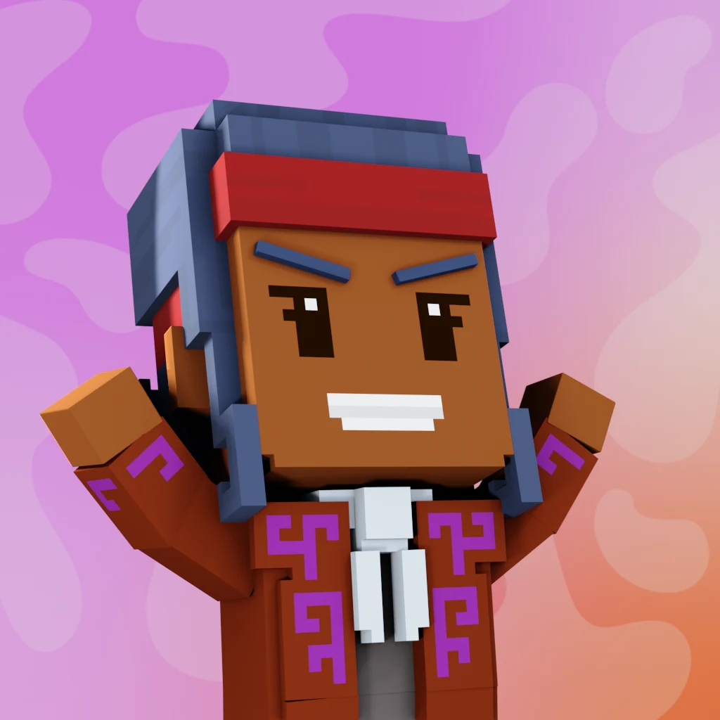 Pirate #4803 voxel render