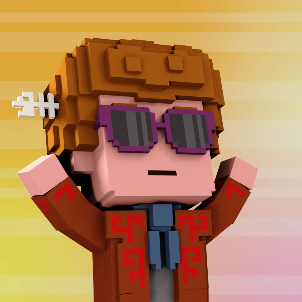 Pirate #4805 voxel render