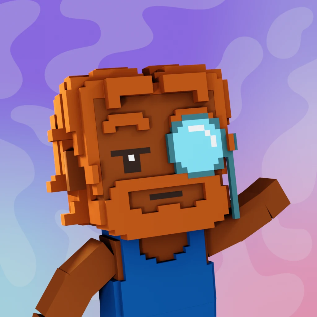 Pirate #4807 voxel render