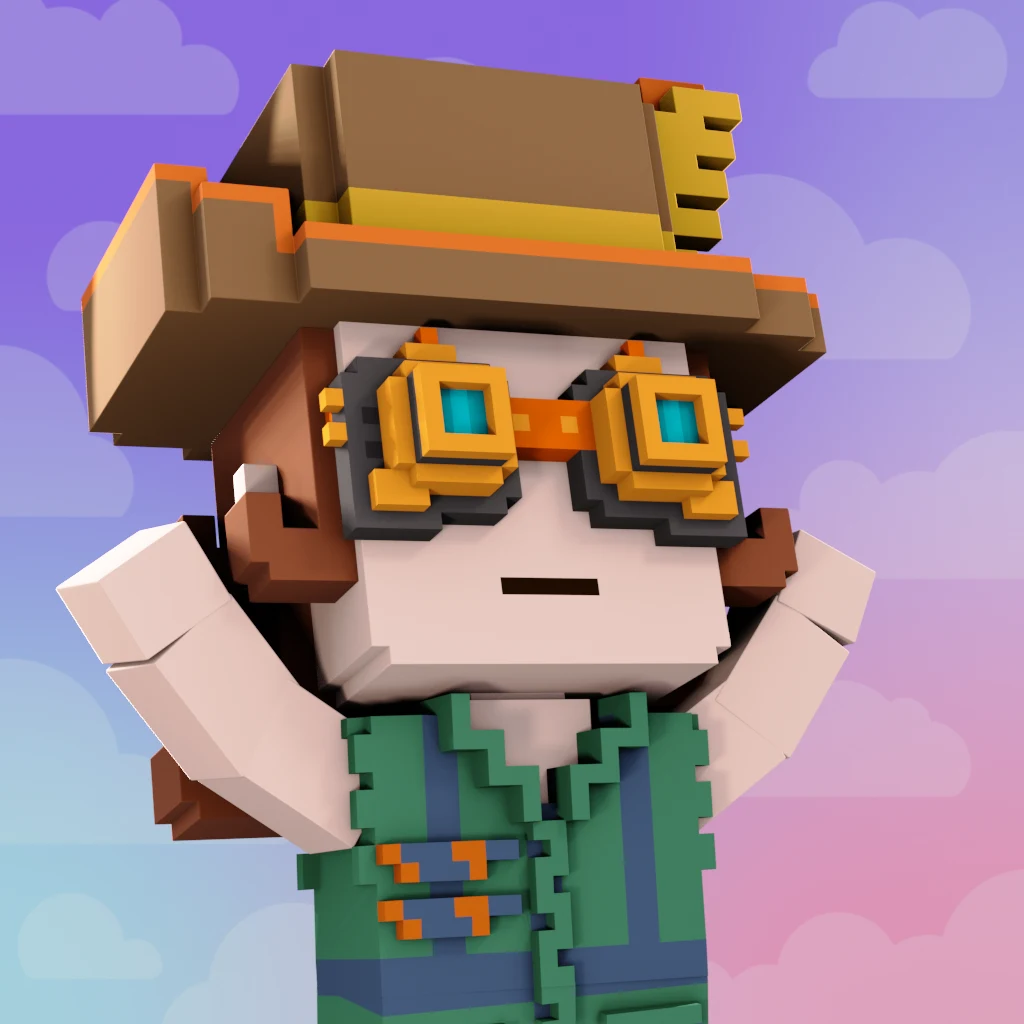 Pirate #4808 voxel render