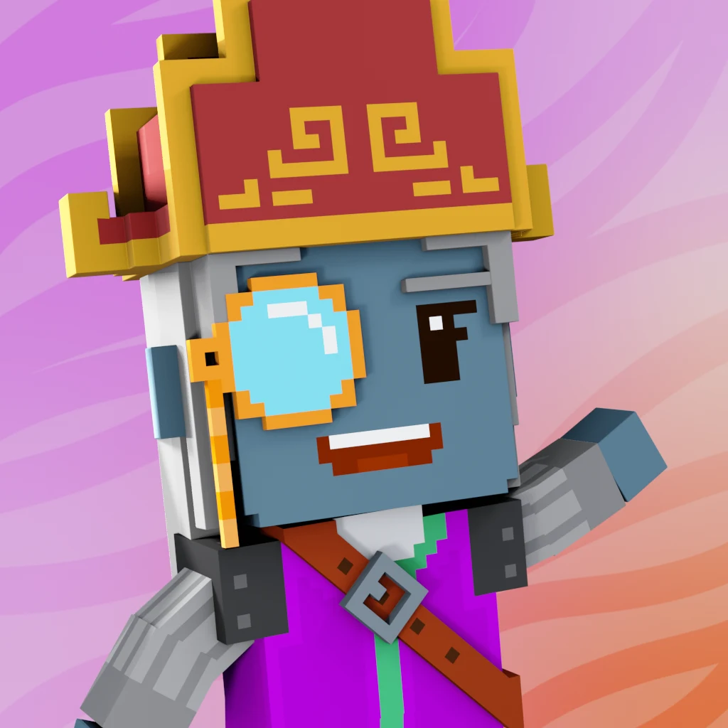 Pirate #481 voxel render