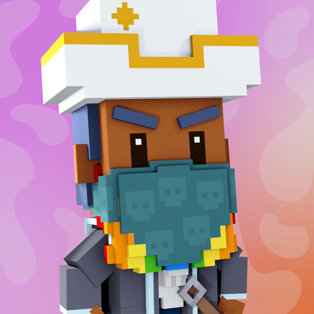 Pirate #4810 voxel render