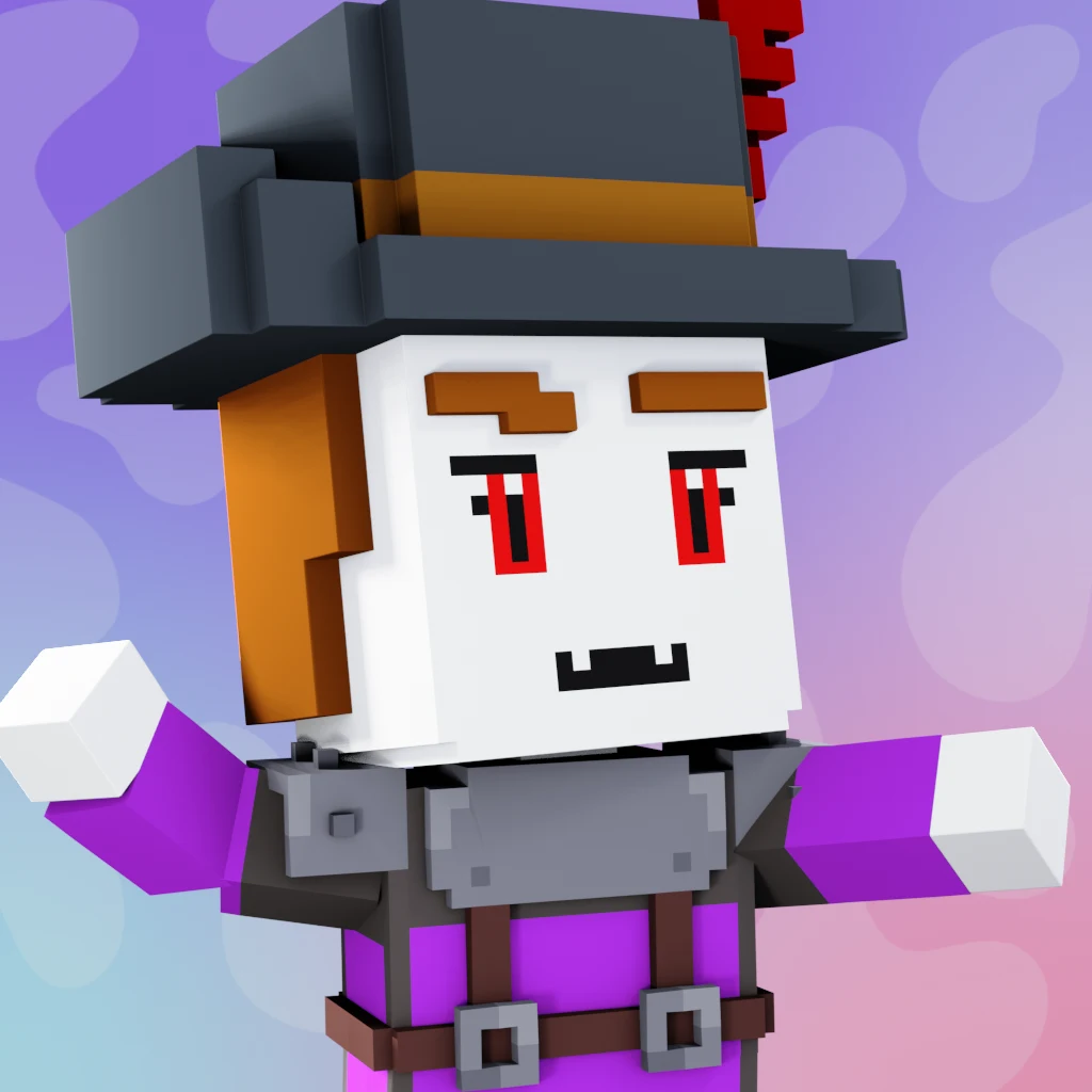 Pirate #4815 voxel render