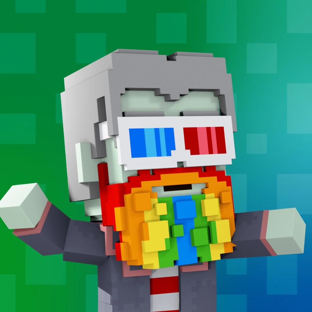 Pirate #4817 voxel render