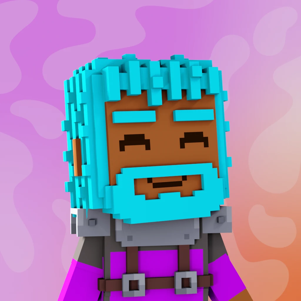 Pirate #482 voxel render