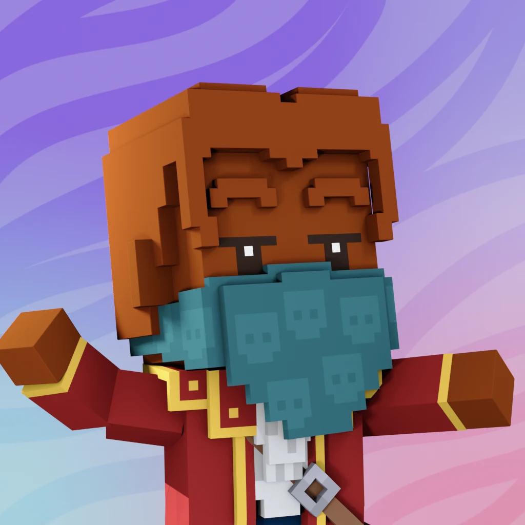 Pirate #4820 voxel render