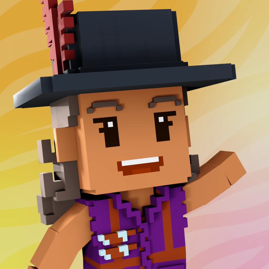 Pirate #4823 voxel render