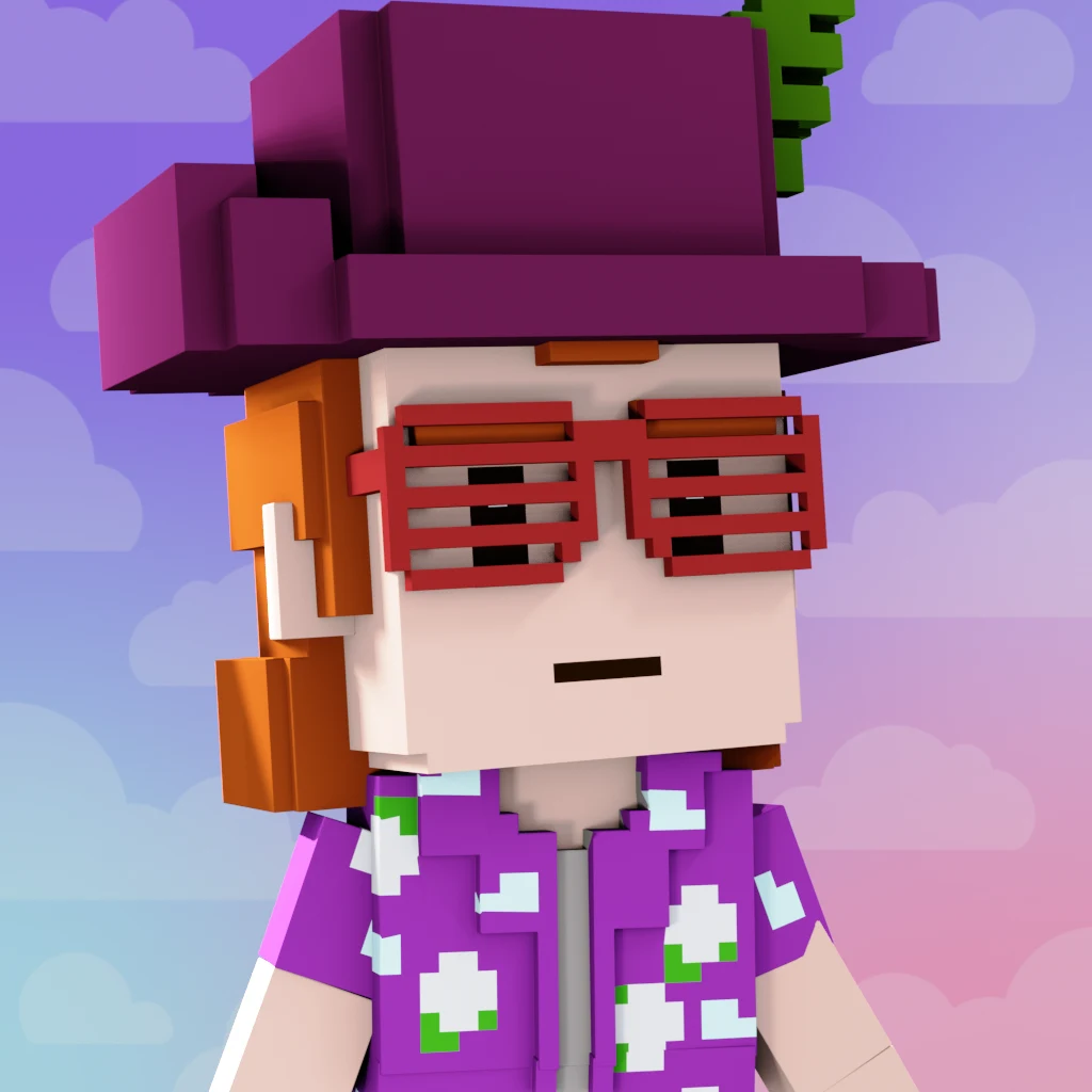 Pirate #4824 voxel render