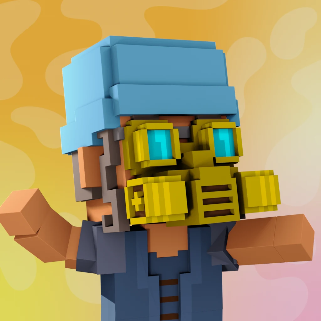 Pirate #4825 voxel render