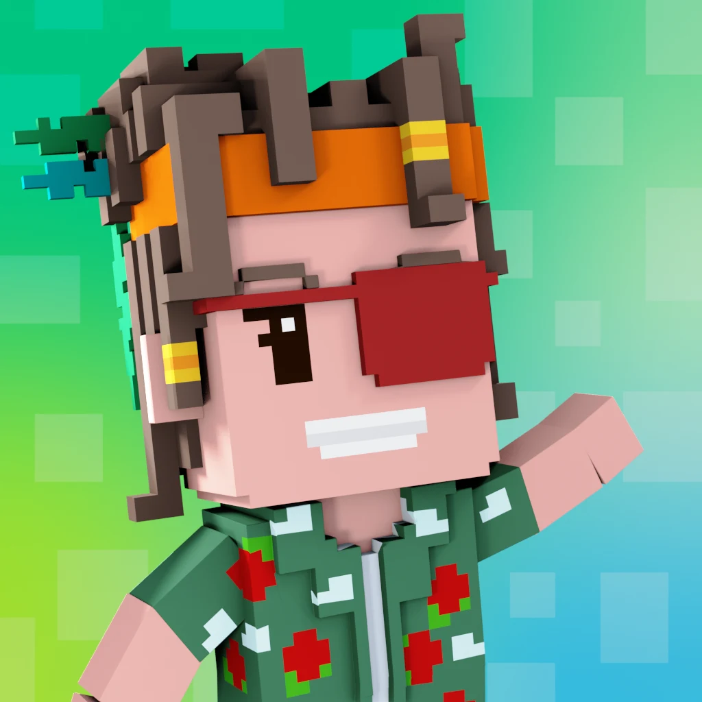 Pirate #4826 voxel render