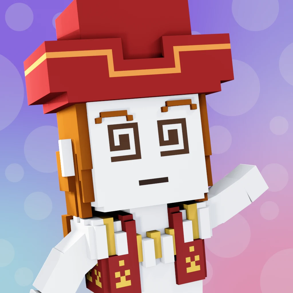 Pirate #4828 voxel render