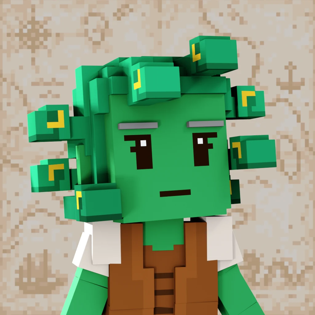 Pirate #4830 voxel render