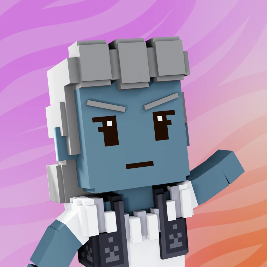 Pirate #4831 voxel render
