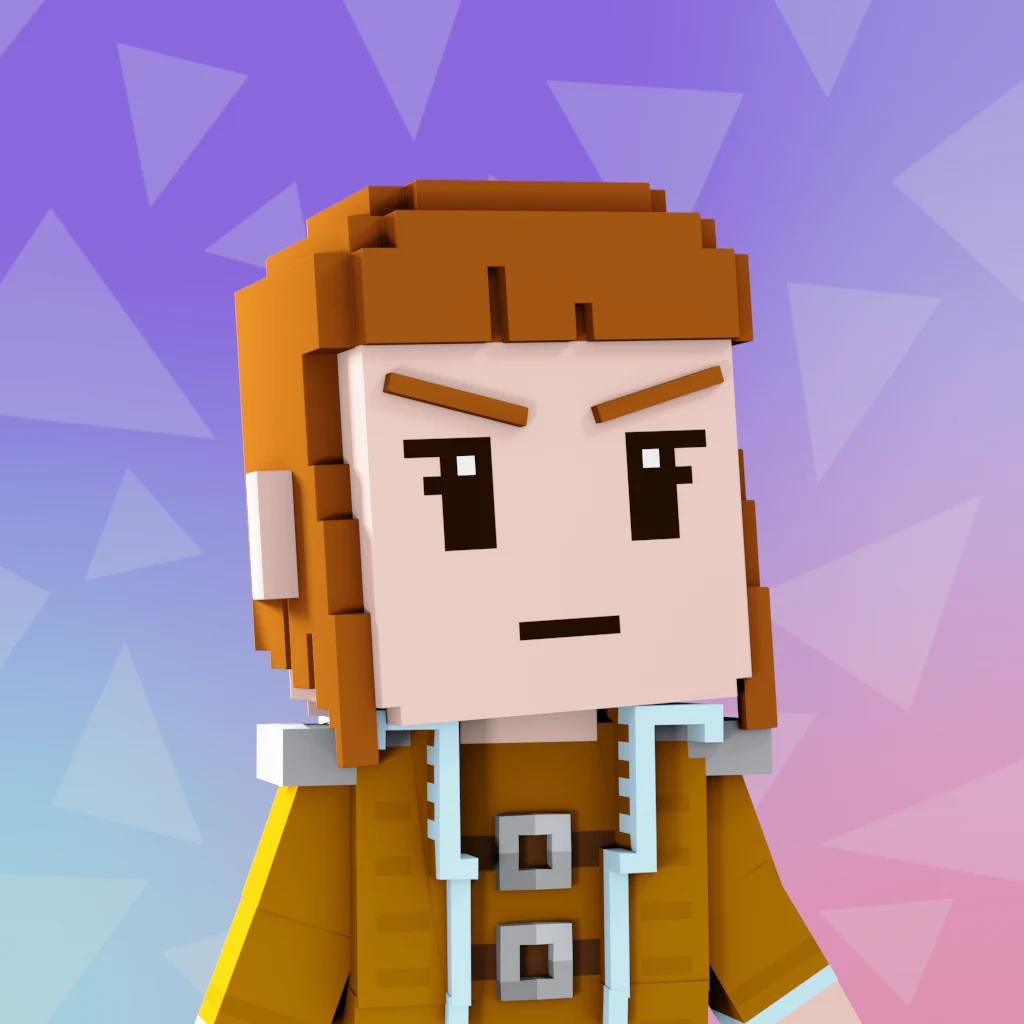 Pirate #4832 voxel render