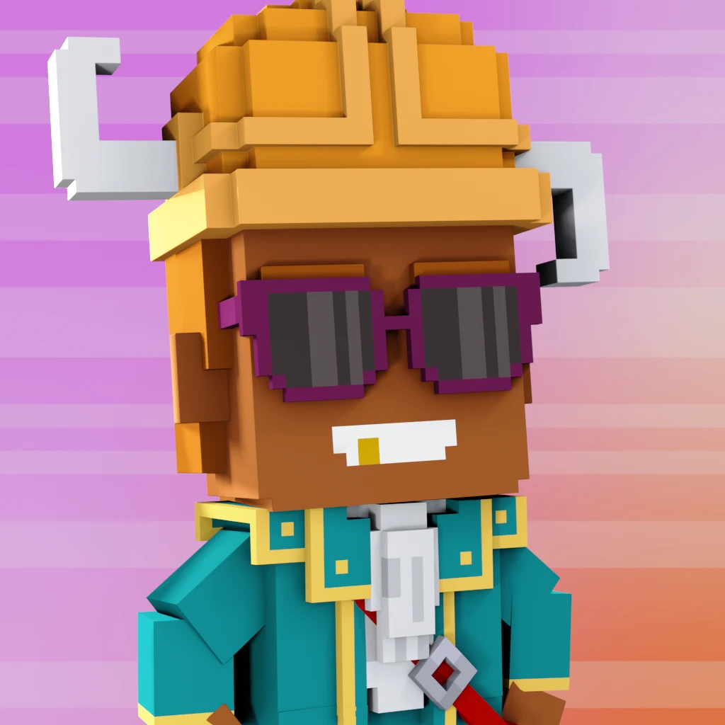 Pirate #4836 voxel render