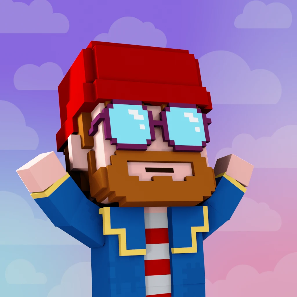 Pirate #4837 voxel render