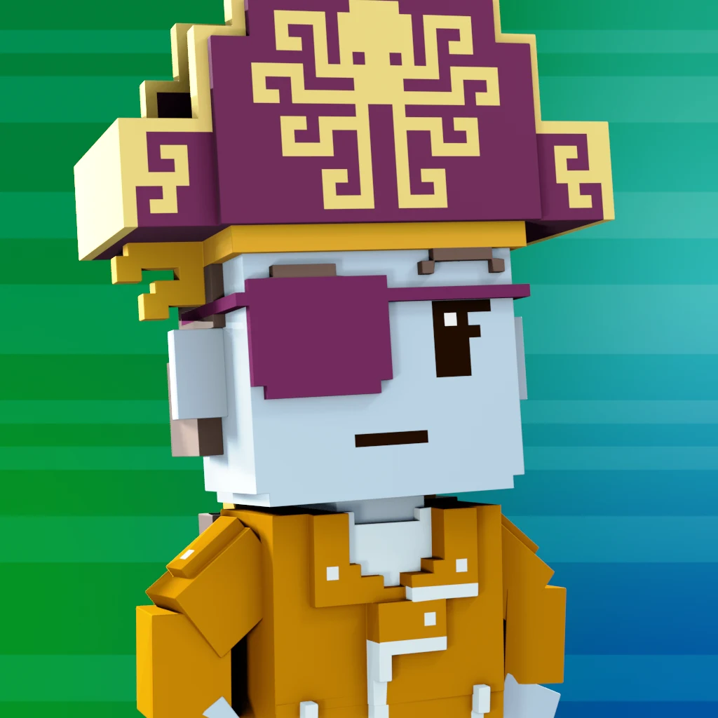 Pirate #4839 voxel render