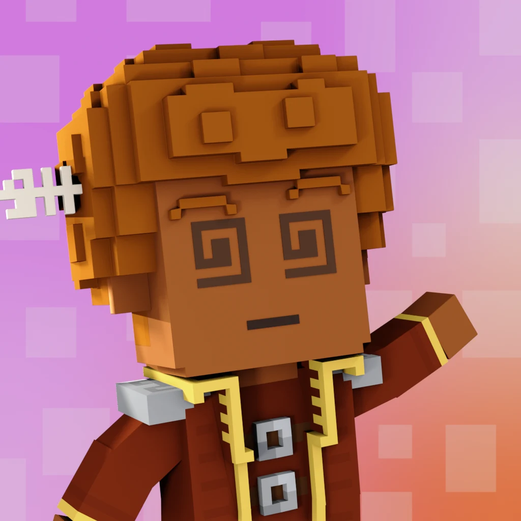 Pirate #4840 voxel render