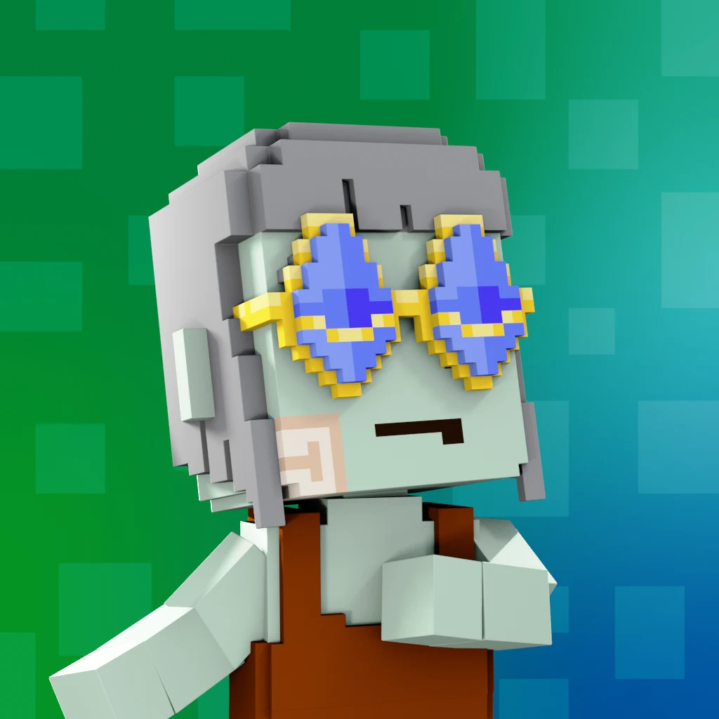 Pirate #4841 voxel render