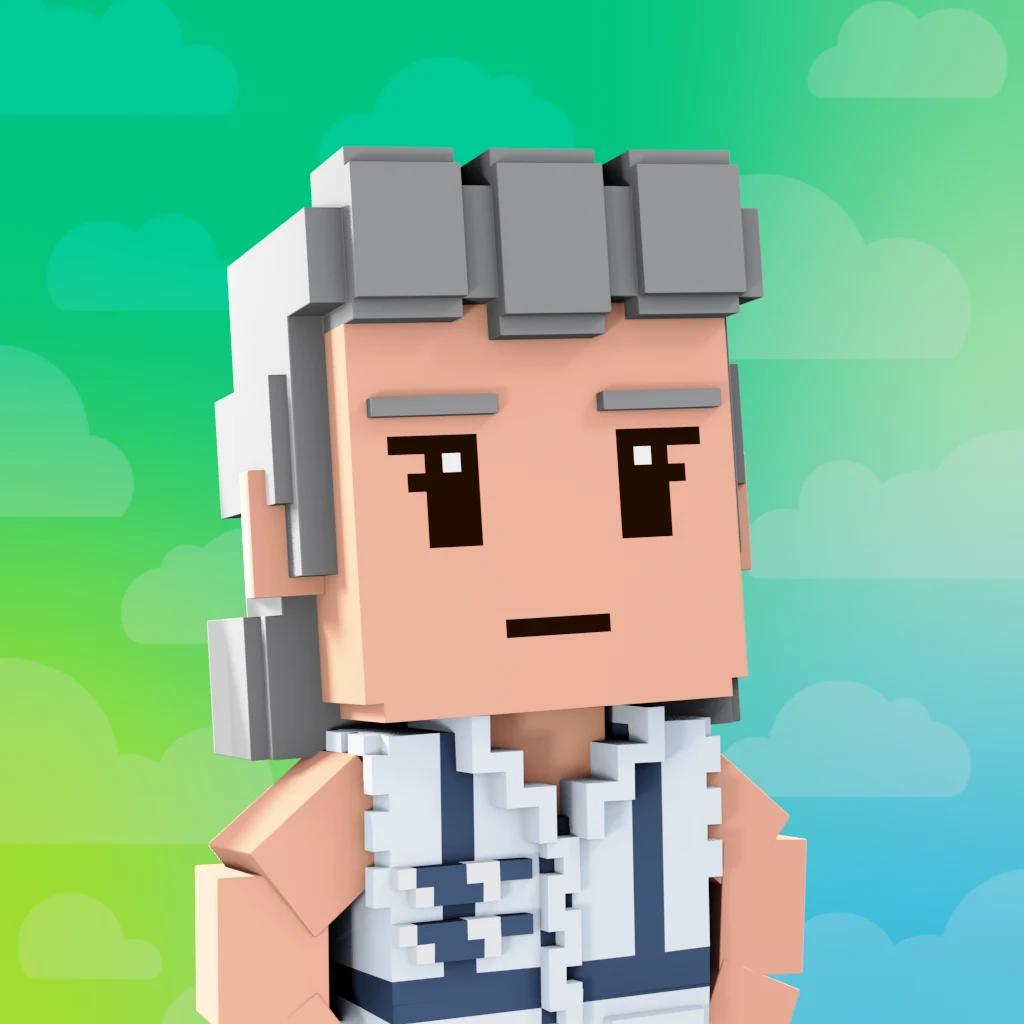Pirate #4842 voxel render