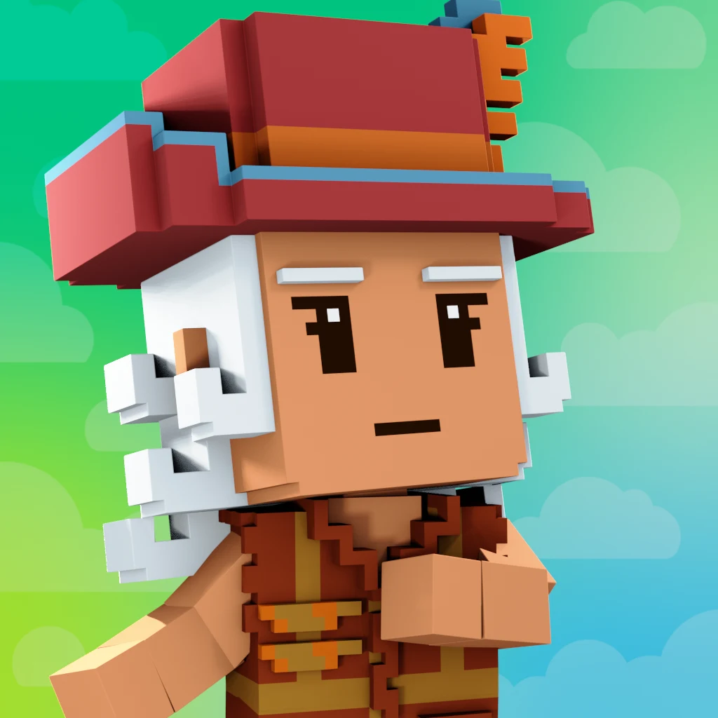 Pirate #4843 voxel render