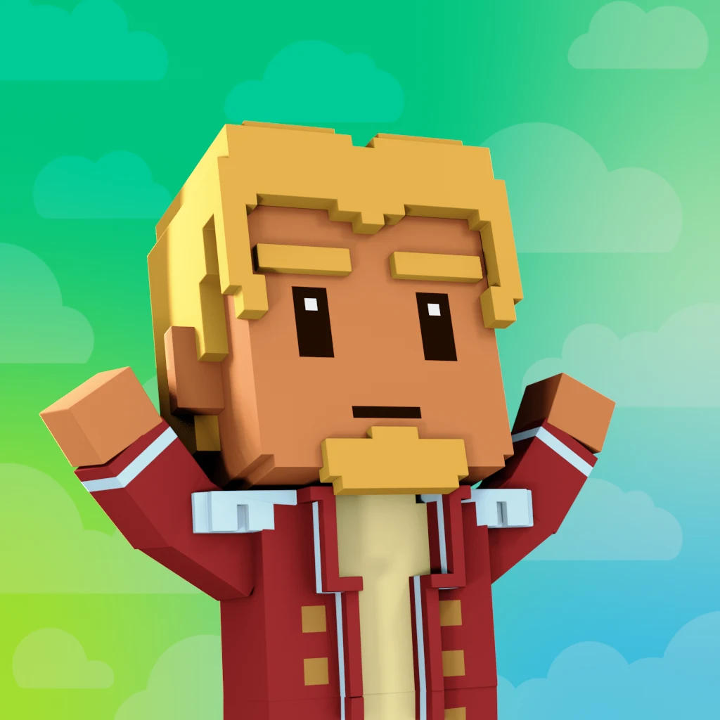 Pirate #4844 voxel render