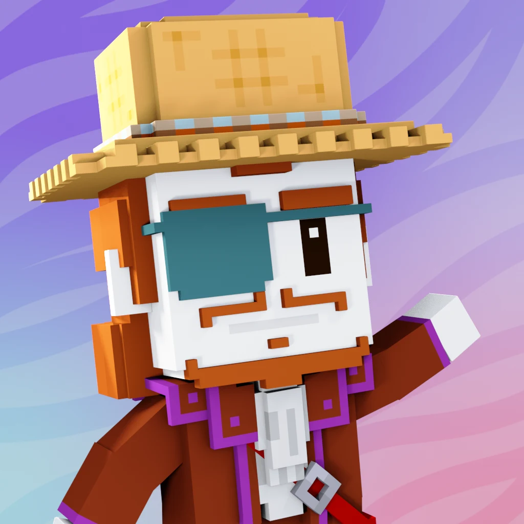 Pirate #4848 voxel render