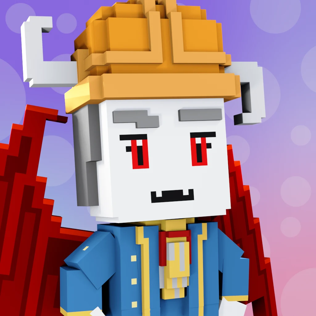 Pirate #4849 voxel render