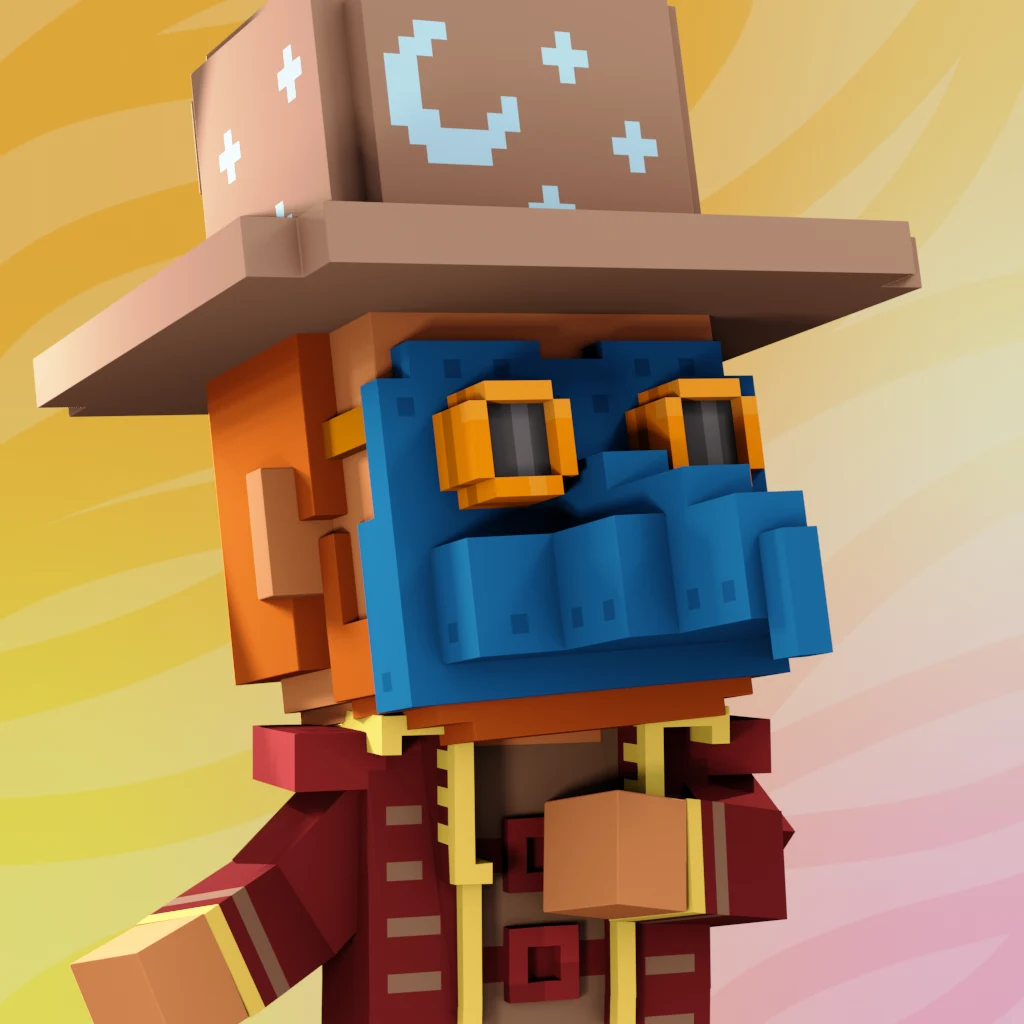 Pirate #4852 voxel render
