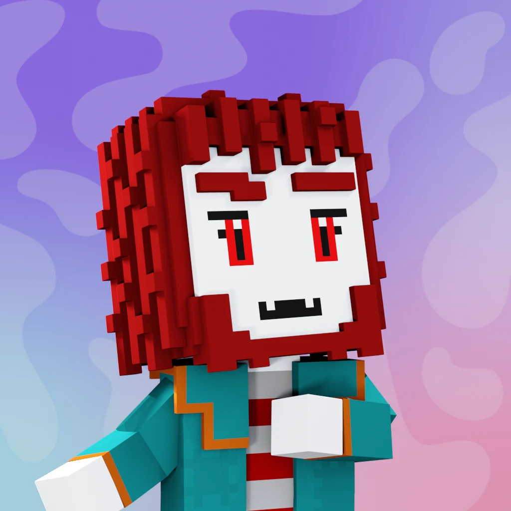 Pirate #4854 voxel render