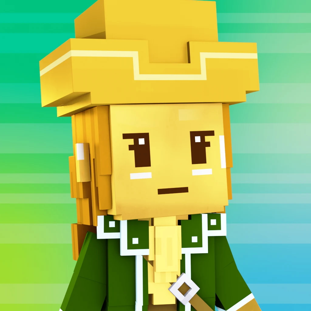 Pirate #4856 voxel render