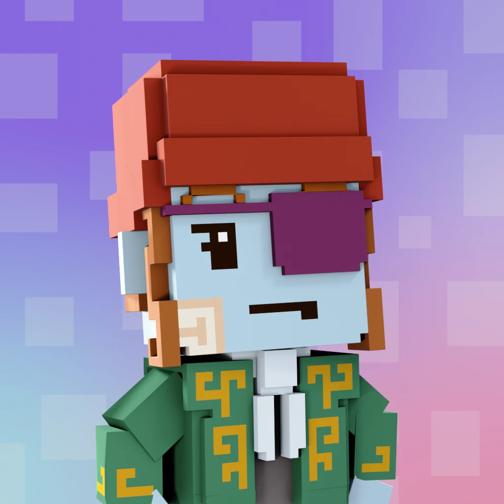 Pirate #4859 voxel render