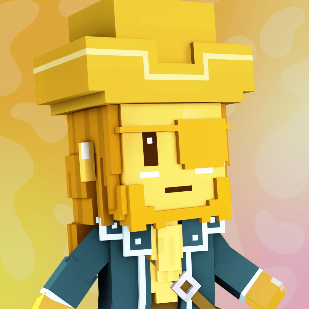 Pirate #4860 voxel render