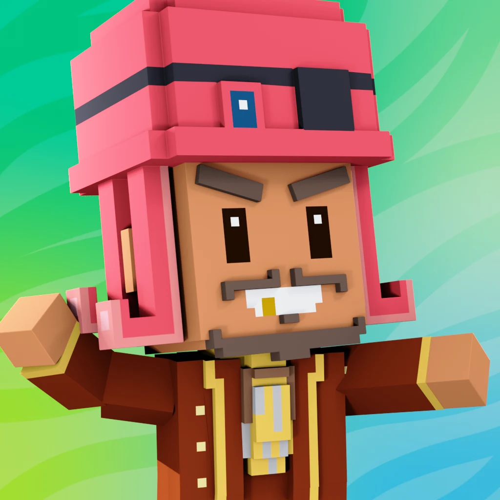 Pirate #4861 voxel render