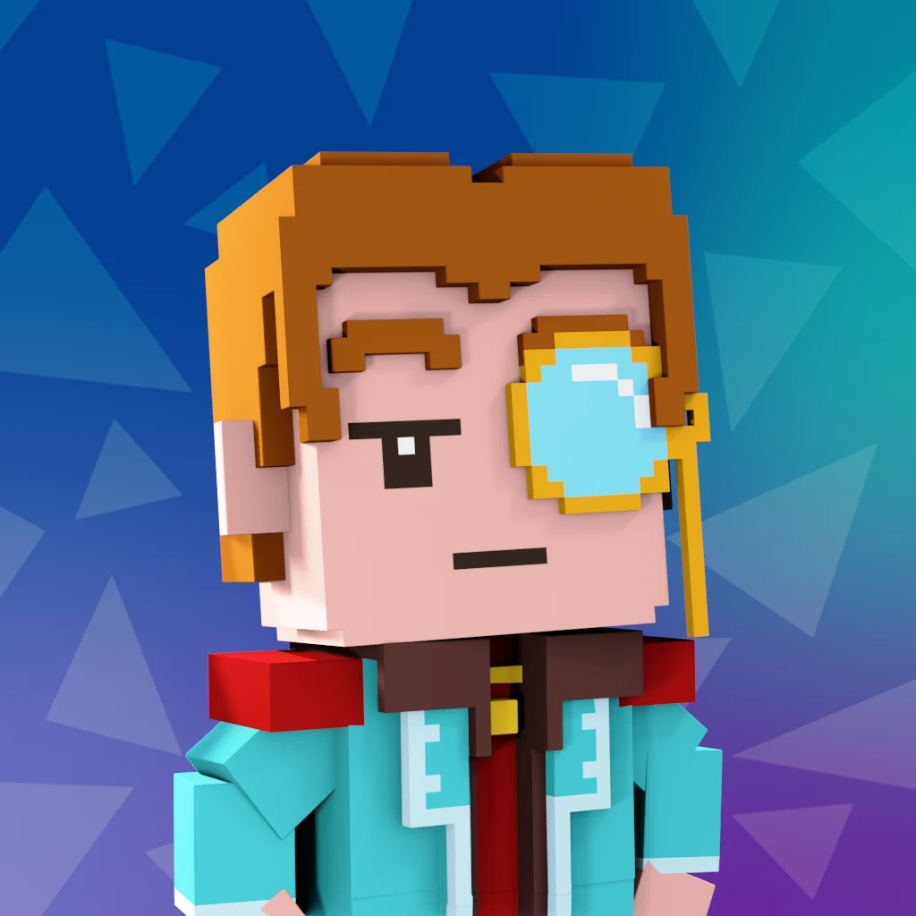 Pirate #4863 voxel render