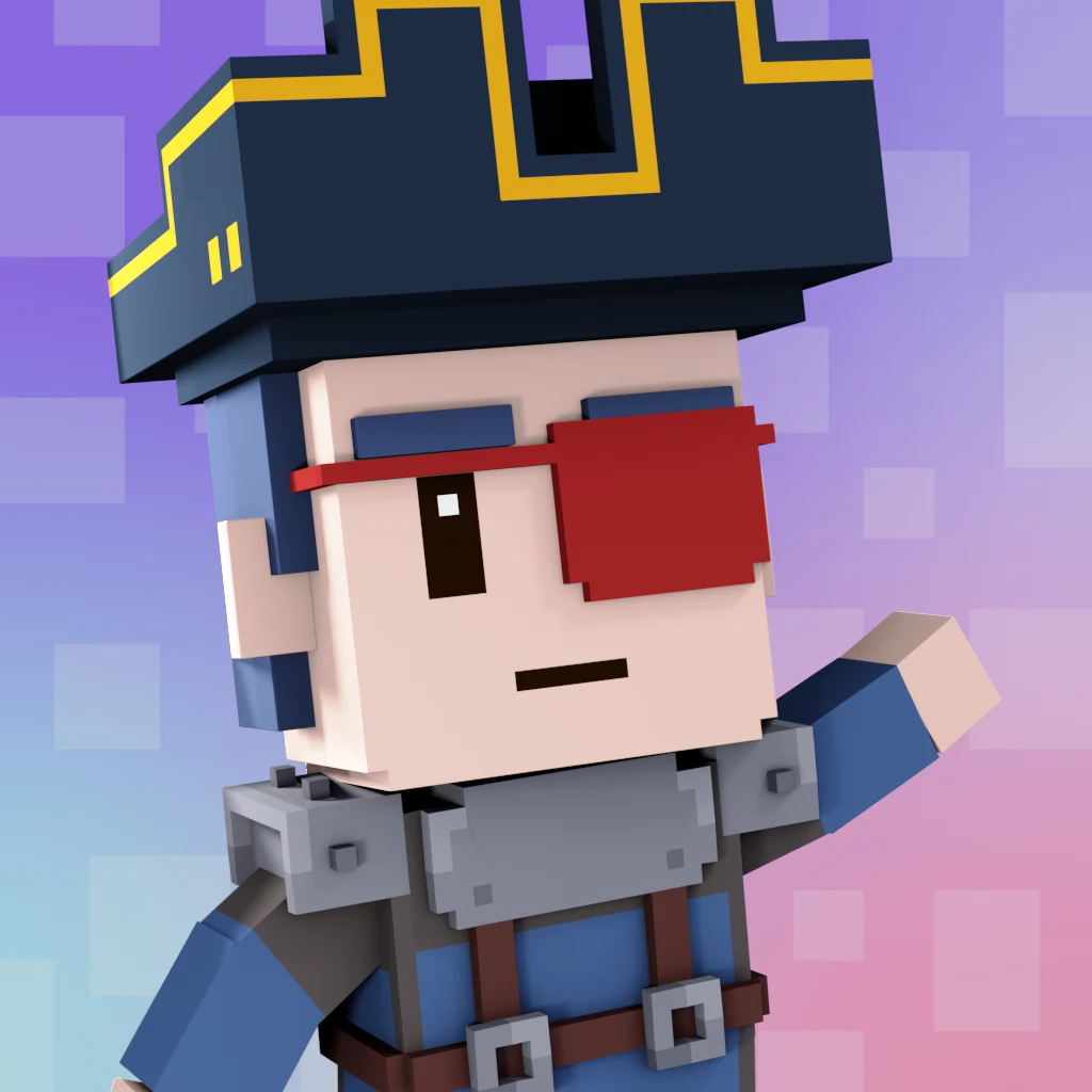 Pirate #4865 voxel render