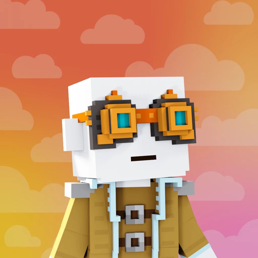 Pirate #4866 voxel render