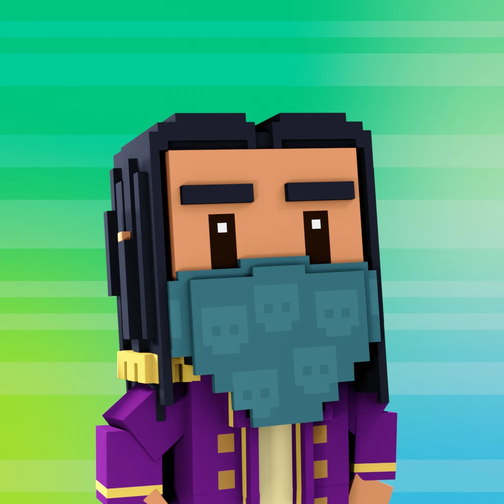 Pirate #4867 voxel render